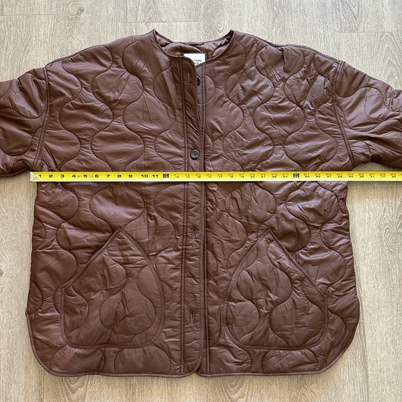 Abercrombie & Fitch Dark Brown Quilted Liner Jacket Size XL - Picture 7 of 14